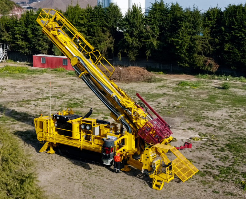 EDM 2000 multi-purpose exploration drill rig at the Atex Valeriano project in Chile